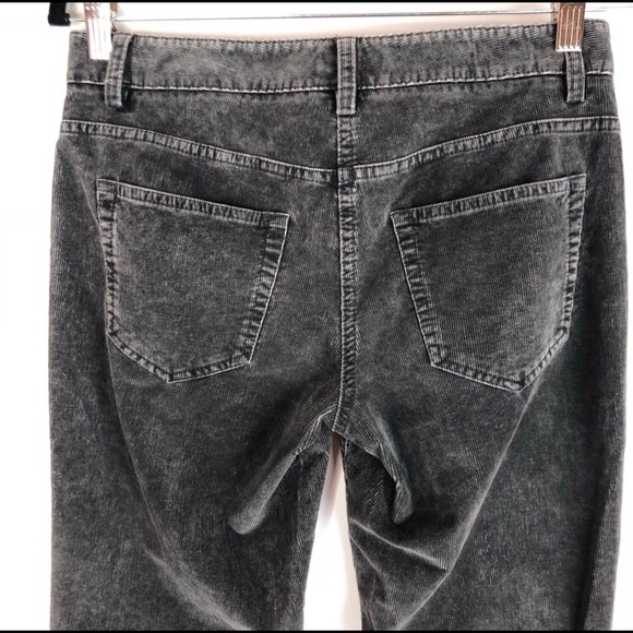 Theory Gray Corduroy Slim Fit Pants - Picture 6 of 8